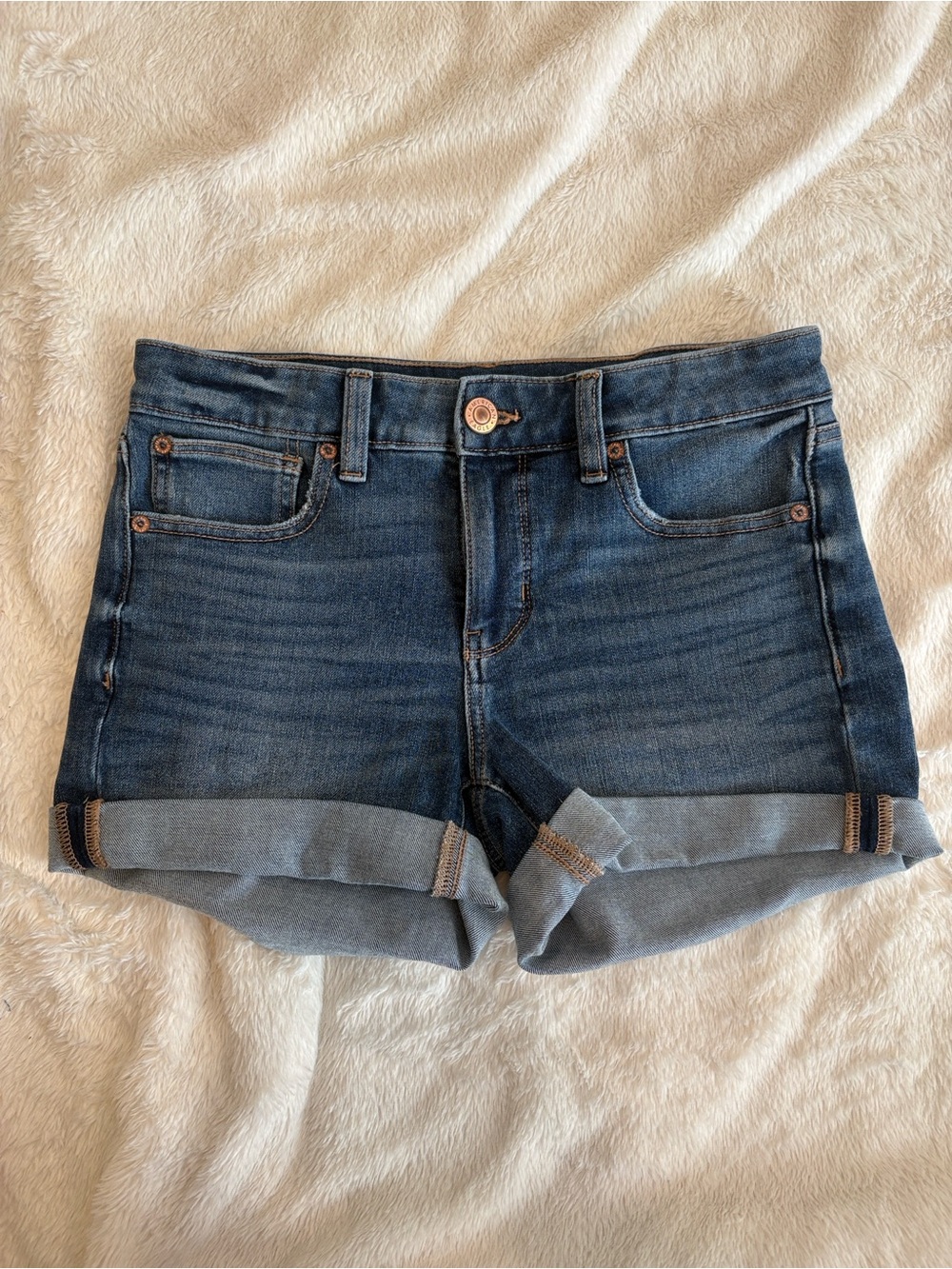 American Eagle Blue Denim 'The Dream Short'